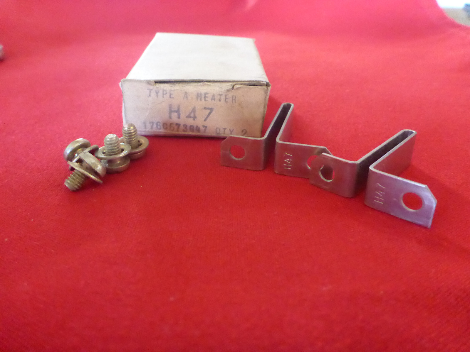 2 New Old Stock H47 Type A Heater Relay Starter Overload Control Part