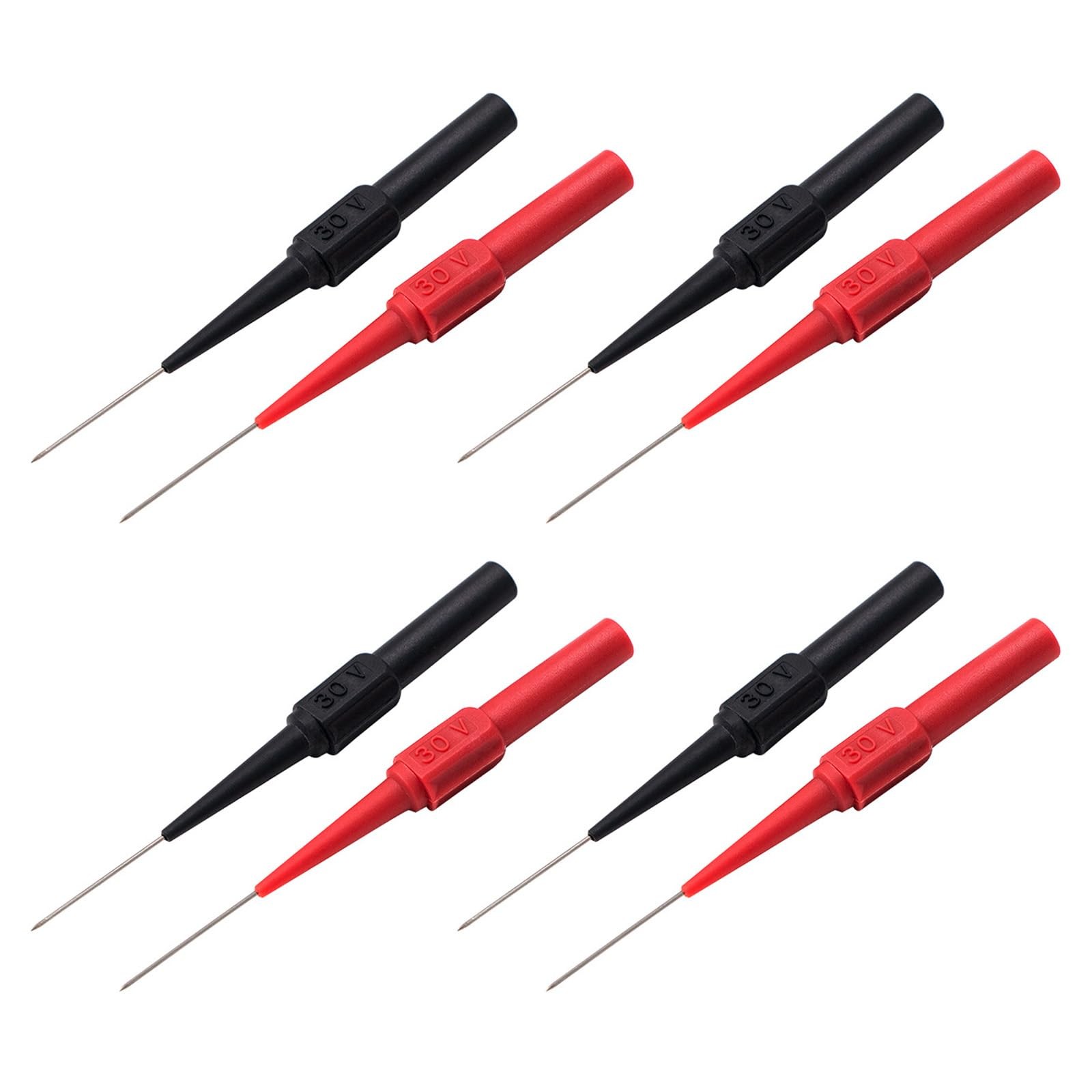 Stainless Steel Back Probe Pins Kit, Non-Destructive Insulation Wire MIXCOLOR