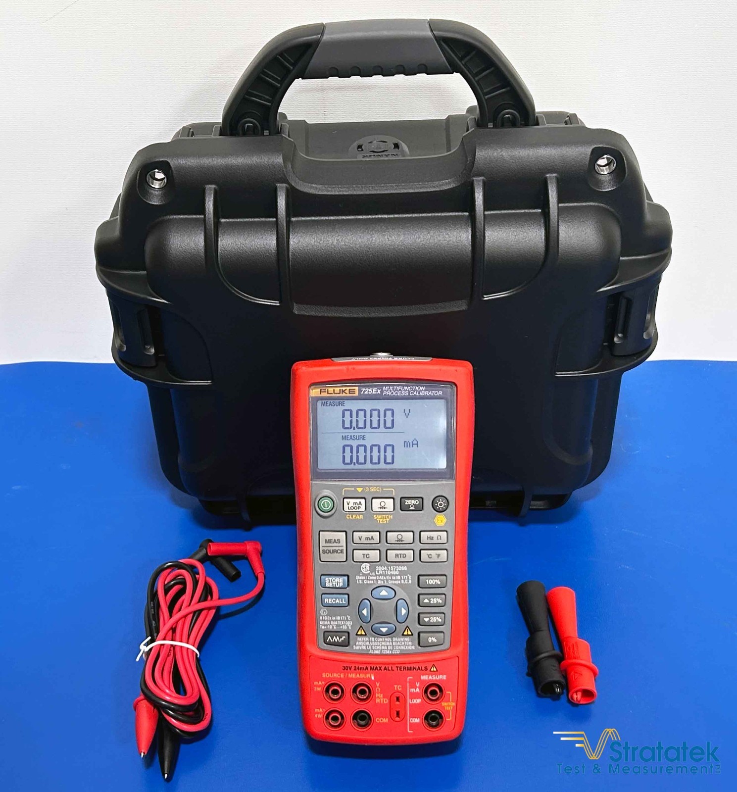 Fluke 725Ex Multifunction Process Calibrator Intrinsically Safe NIST Calibrated