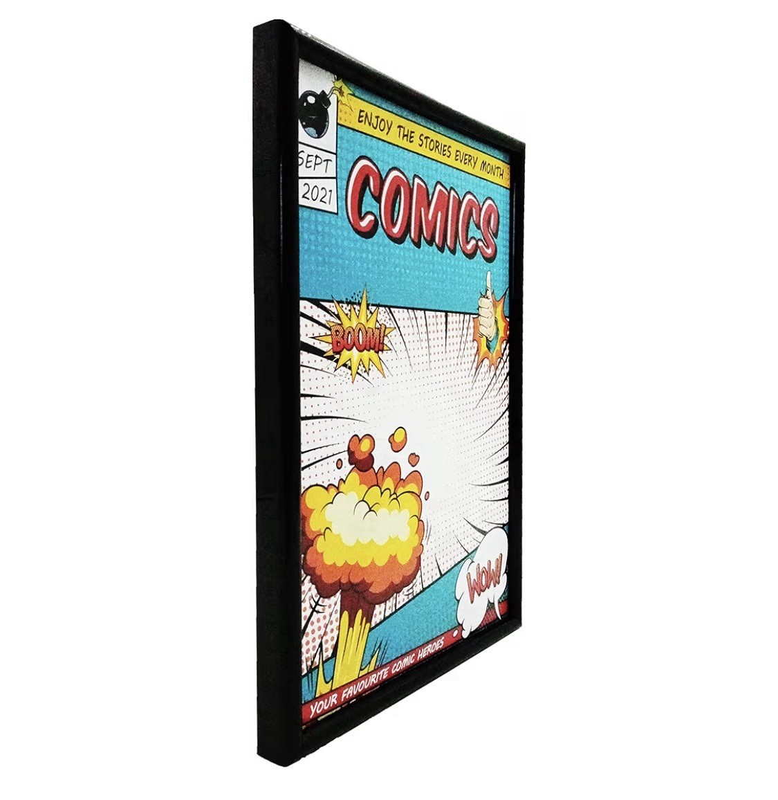 Comic Book Frame, 8 Pack, Ultraviolet UV Protection, Fits Current Comics up to 6