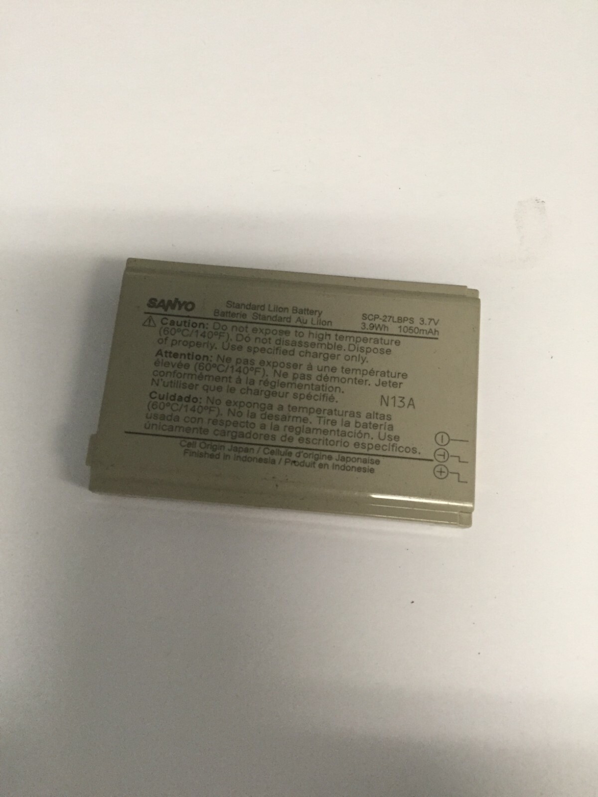SANYO BATTERY SCP-27LBPS OEM TESTED PRO-200 PRO-700 1050mAh
