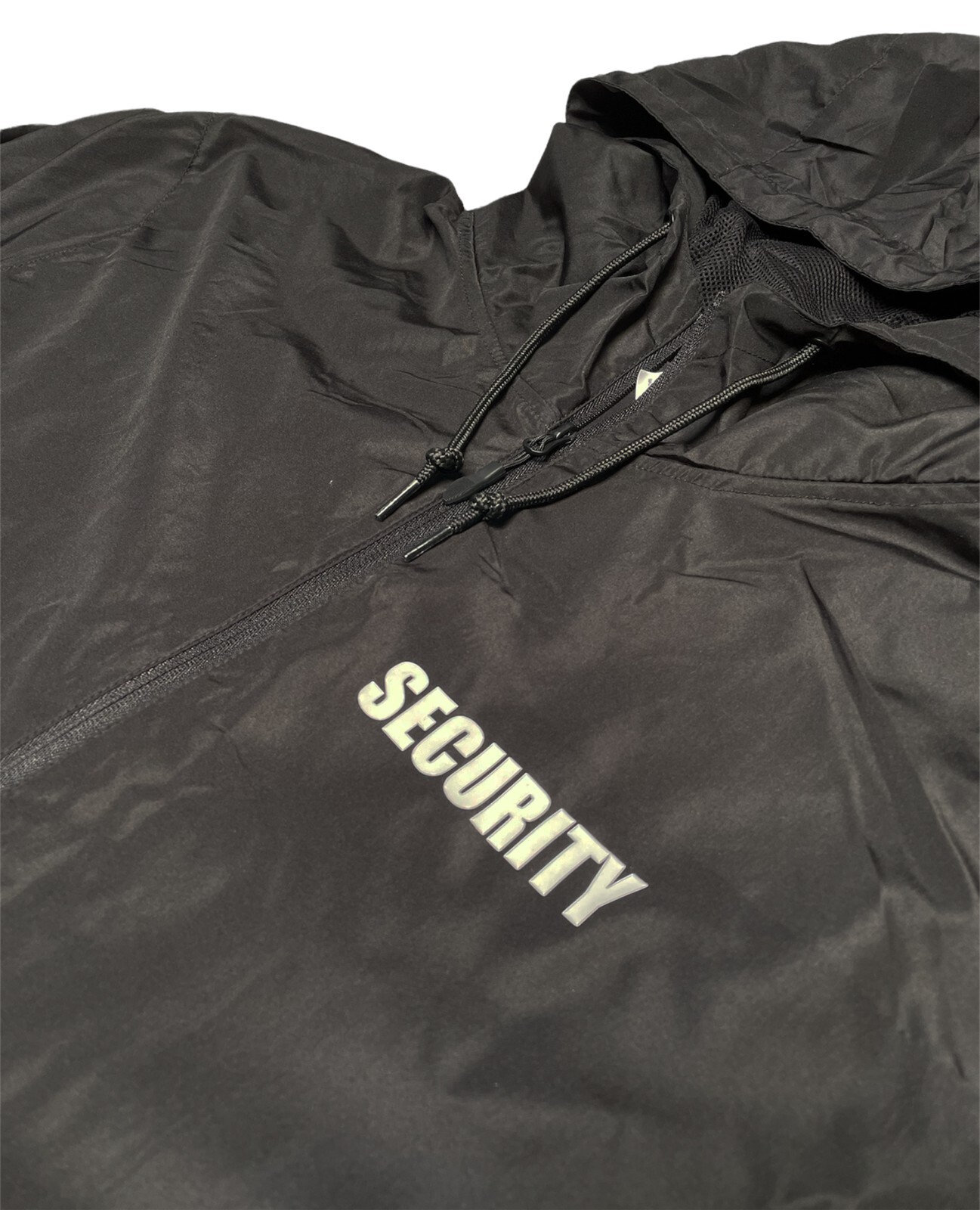 NEW LIGHTWEIGHT WINDBREAKER SECURITY JACKET WITH LANYARD