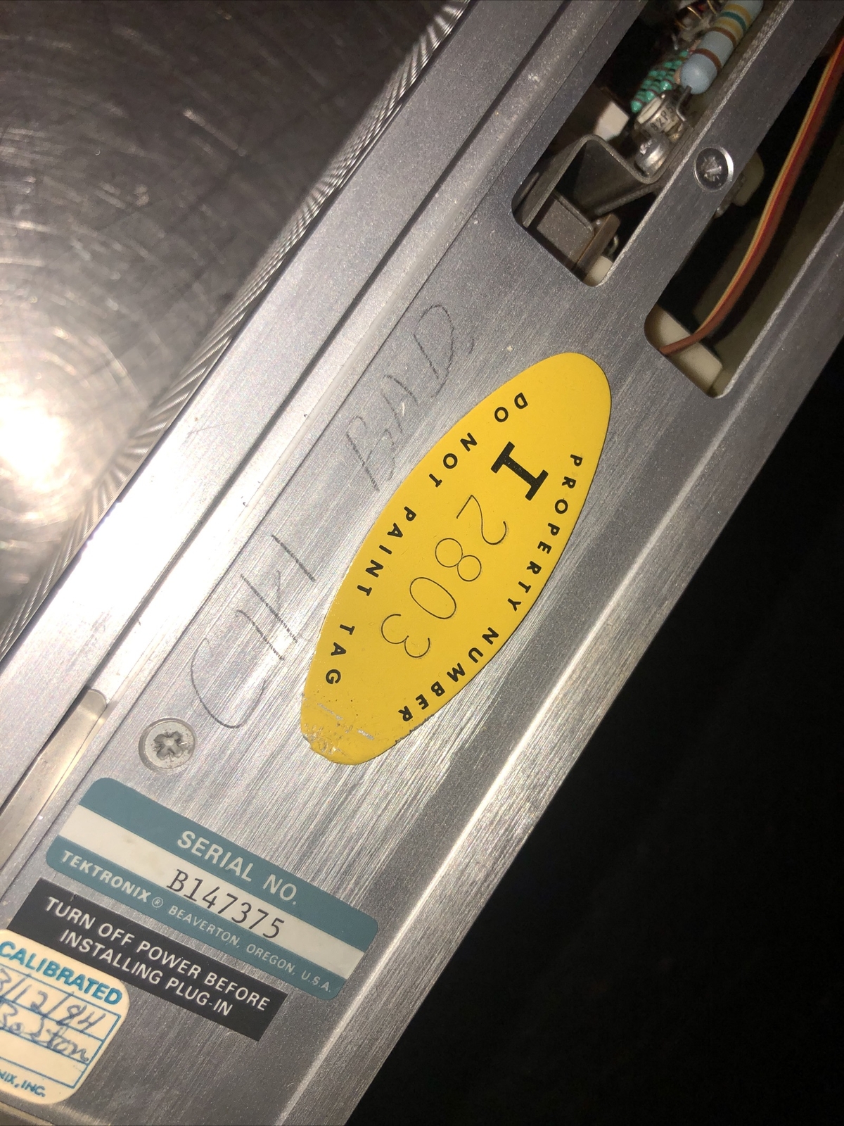 Tekronix Dual Trace Amplifier Module Unit model 7A18