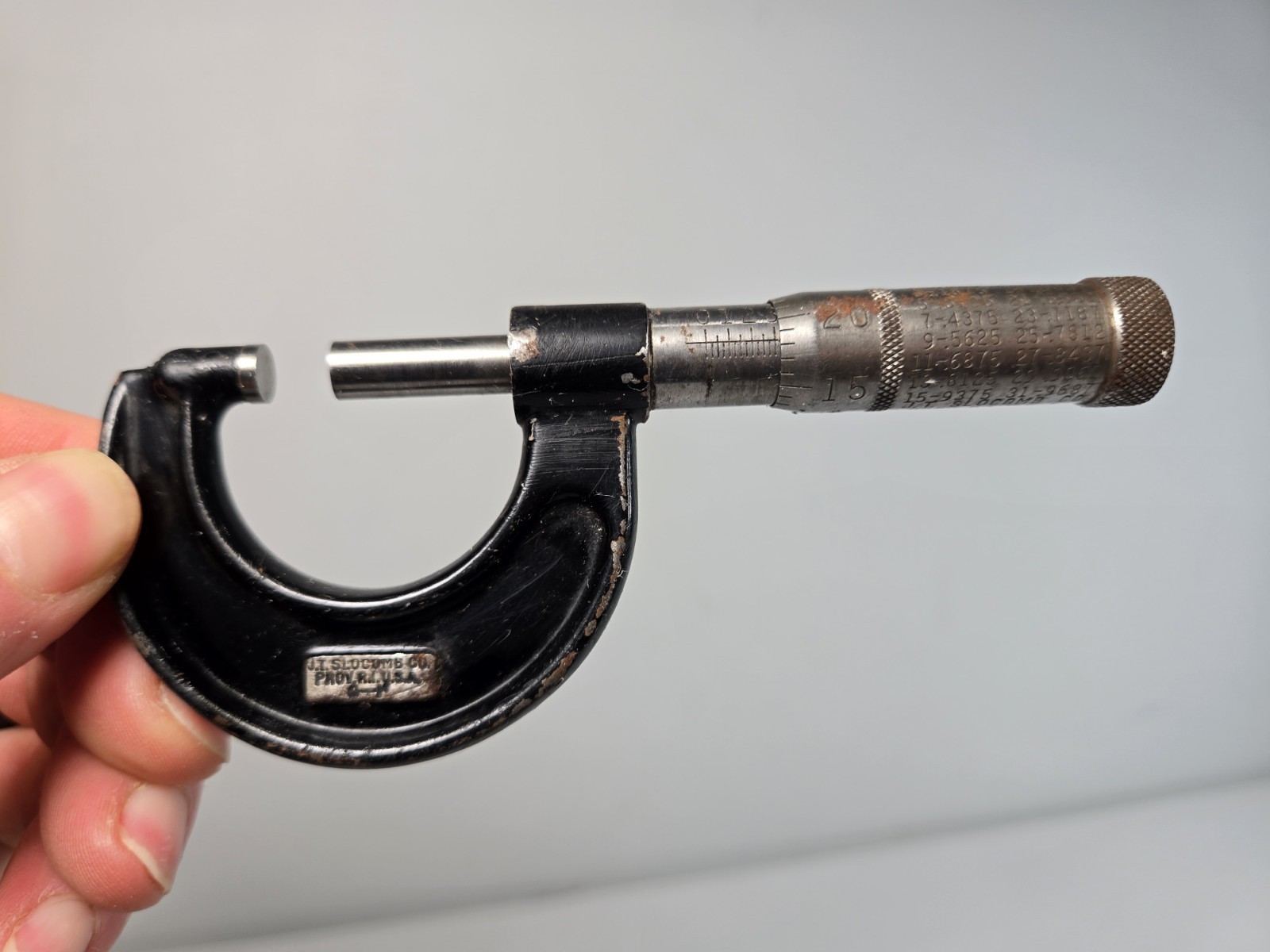 Micrometer J.T. SLOCOMB CO.  Glastonbury Conn USA Machinist Tool