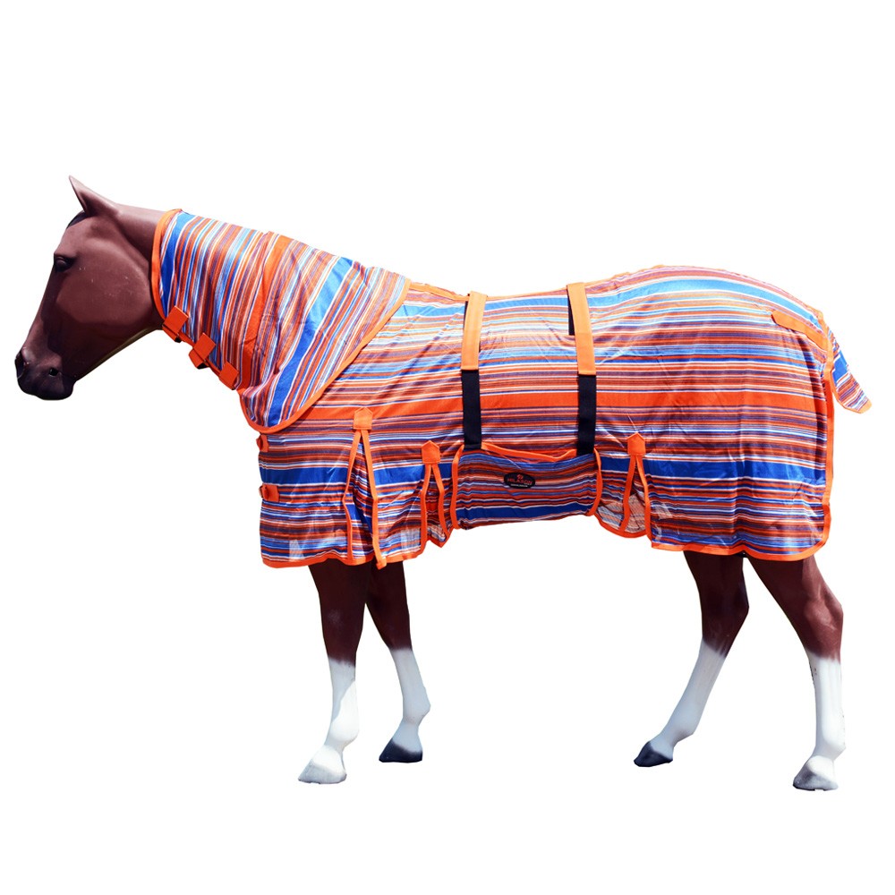 HILASON Horse Fly Sheet UV Protect Breathable Mesh Bug Mosquito Spring | Summer