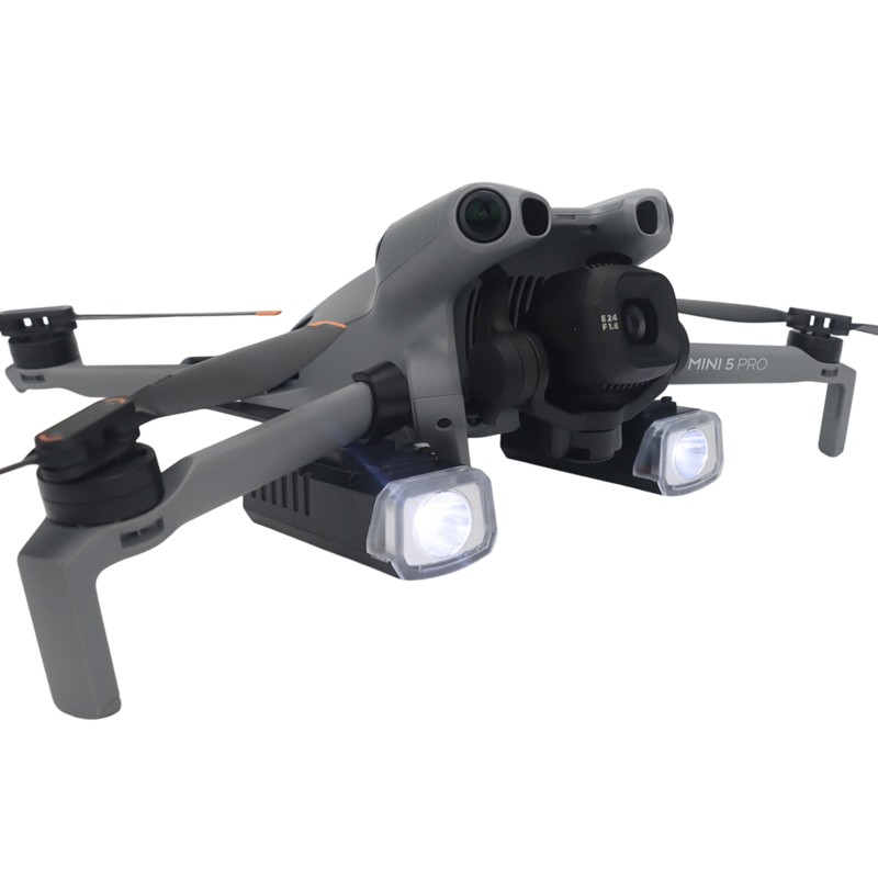 Bright LED Spotlight Searchlight Lamp Mount For DJI MINI 5 Pro Drone Accessories