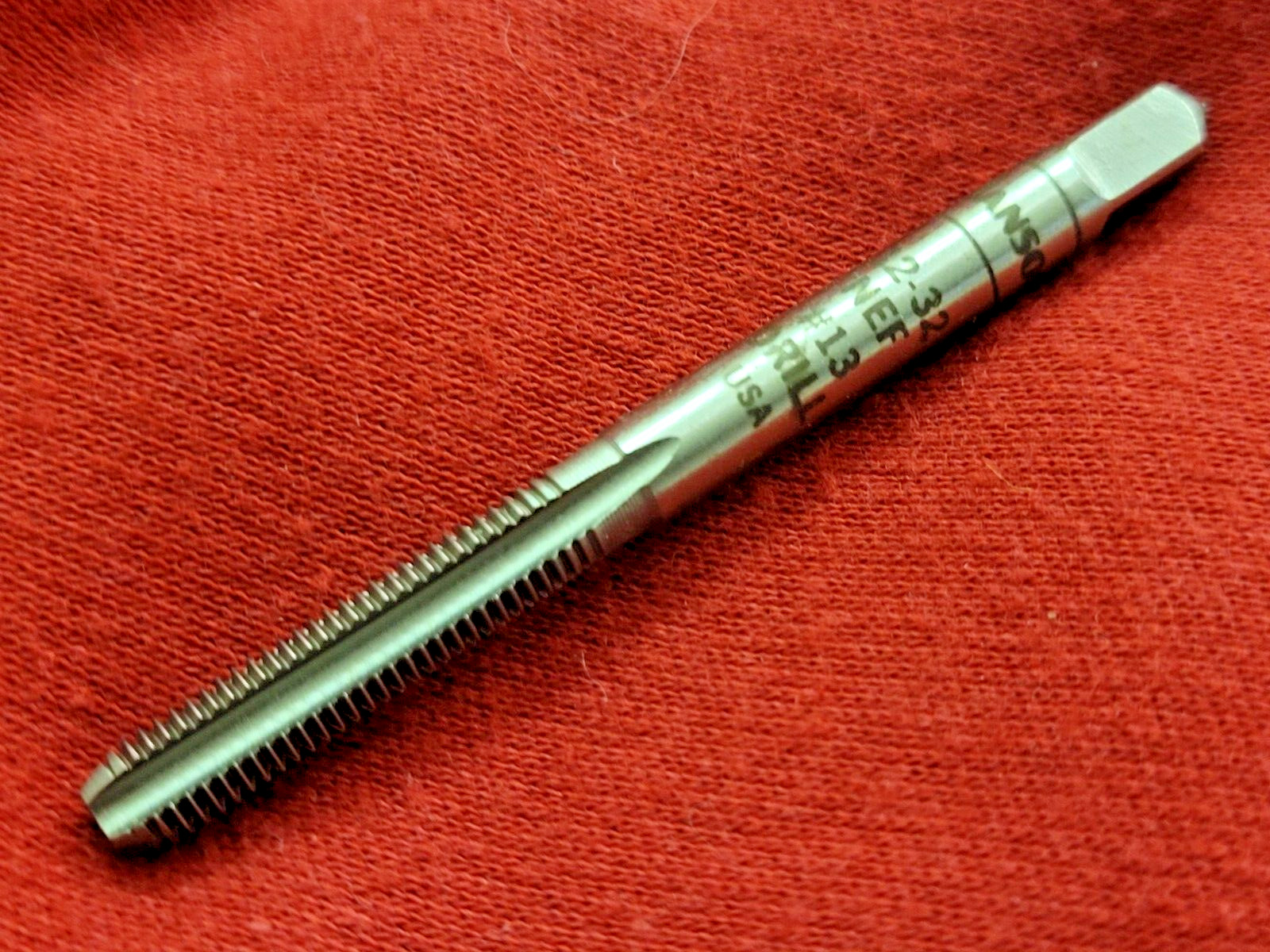 12-32 NEF Bottom Hand Tap Irwin Hanson Model 1234 Carbon Stl RH USA 12/32 4 FL