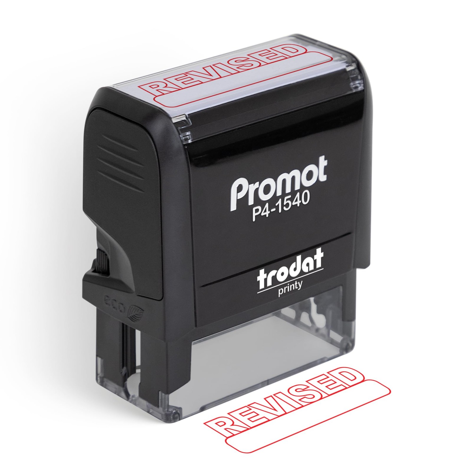 Revised Self Inking Rubber Stamp Office Business Inventory Document Sign