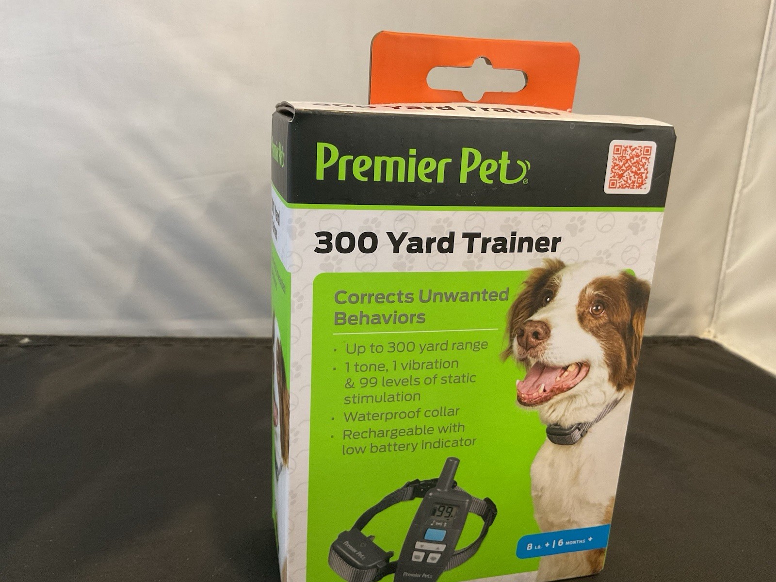 Premier Pet 300 Yard Trainer Tone Vibrate Shock Stimulation 99 Levels New