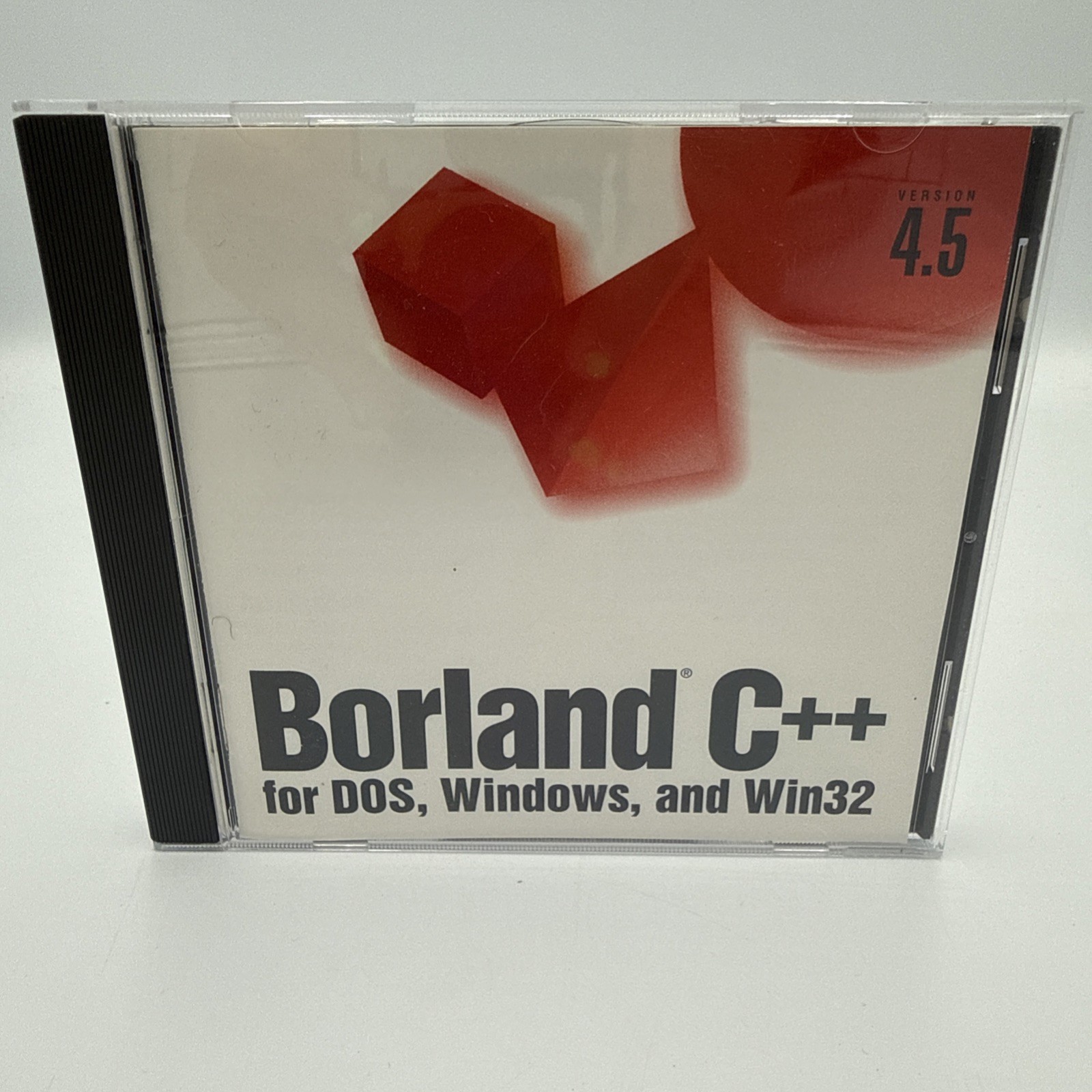 Vintage 1994 Borland C++ Version 4.5 for DOS Windows Win32 CD-ROM