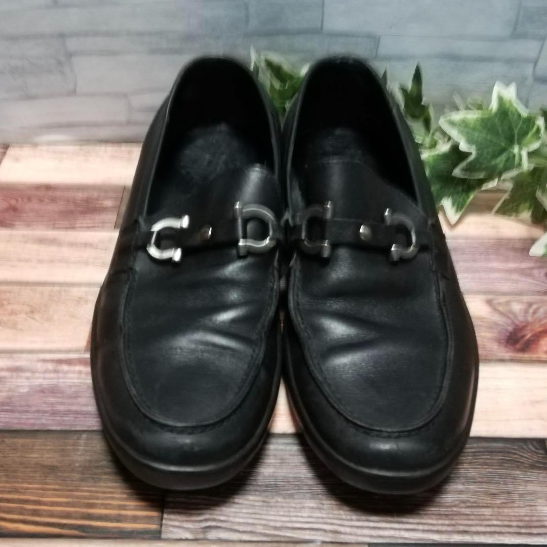 Ferragamo Dress Shoes Men 6.5US Gancini Loafers Slip-On D65 Limited Edition VHTF