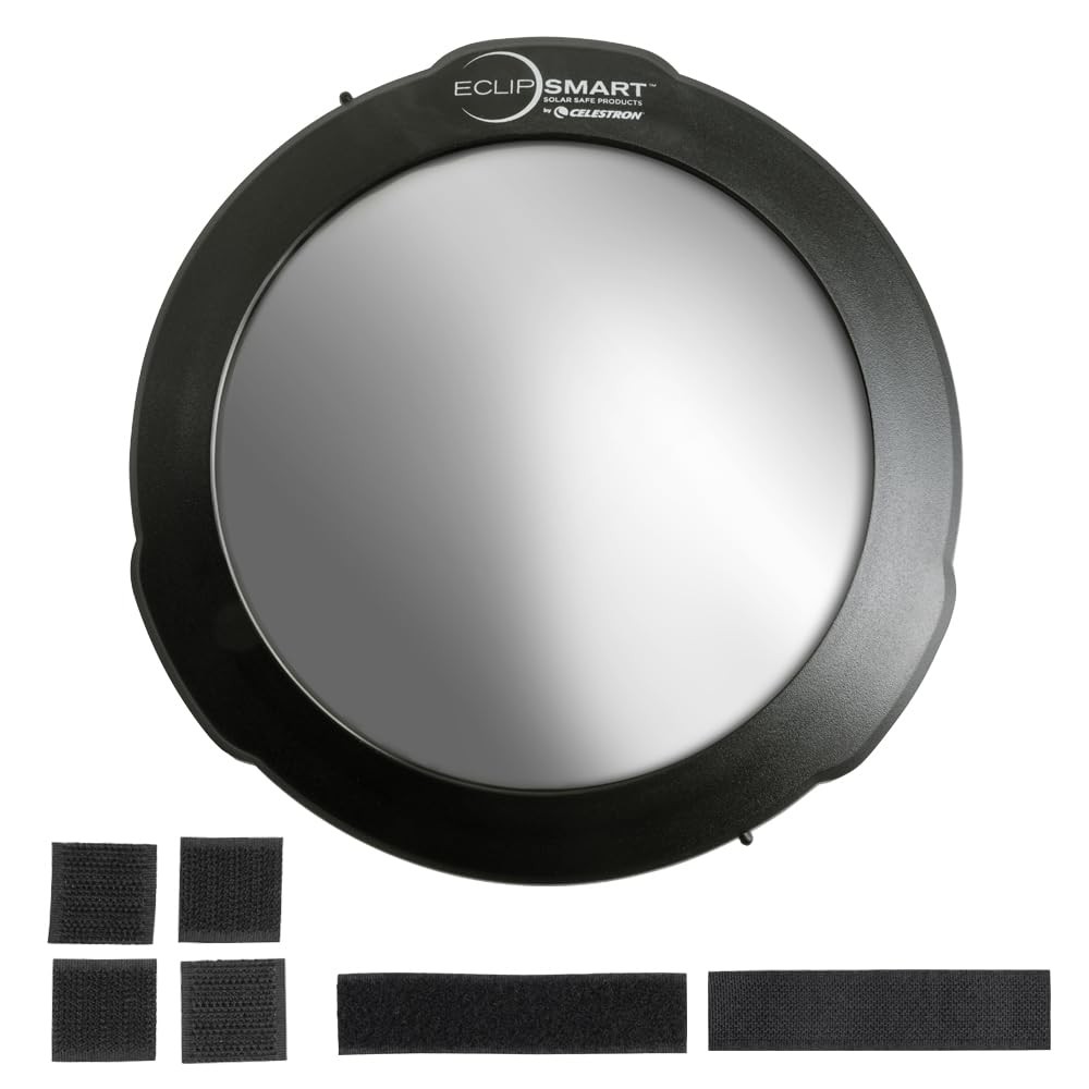 94244 EclipSmart Solar Eclipse Telescope Filter – ISO 12312-2 Compliant, Secu...