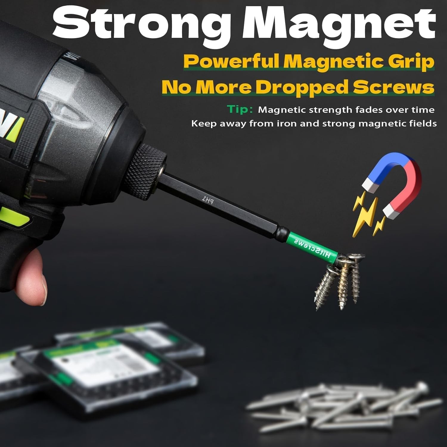 PH1 Anti-Slip Screwdriver Bits - 2" Impact Driver Bits #1, 2025 New