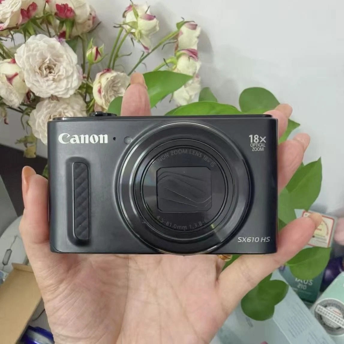 Canon PowerShot SX610 HS 20.2MP 18x Optical Zoom Black Digital Camera Wi-Fi&NFC