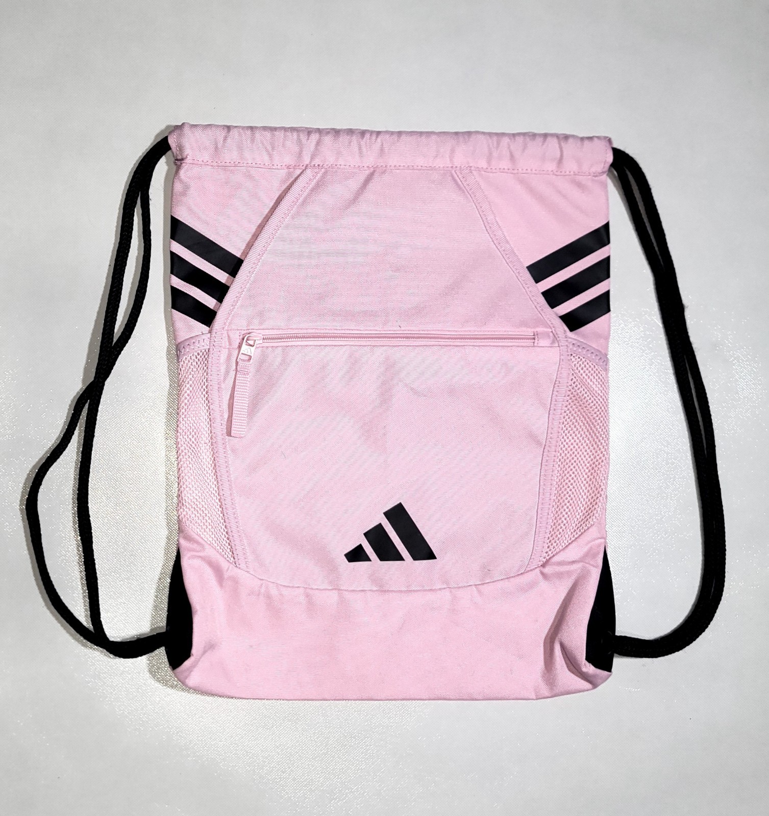 Adidas Stadium Sackpack Women's Light Pink&Black Drawstring Gym Bag