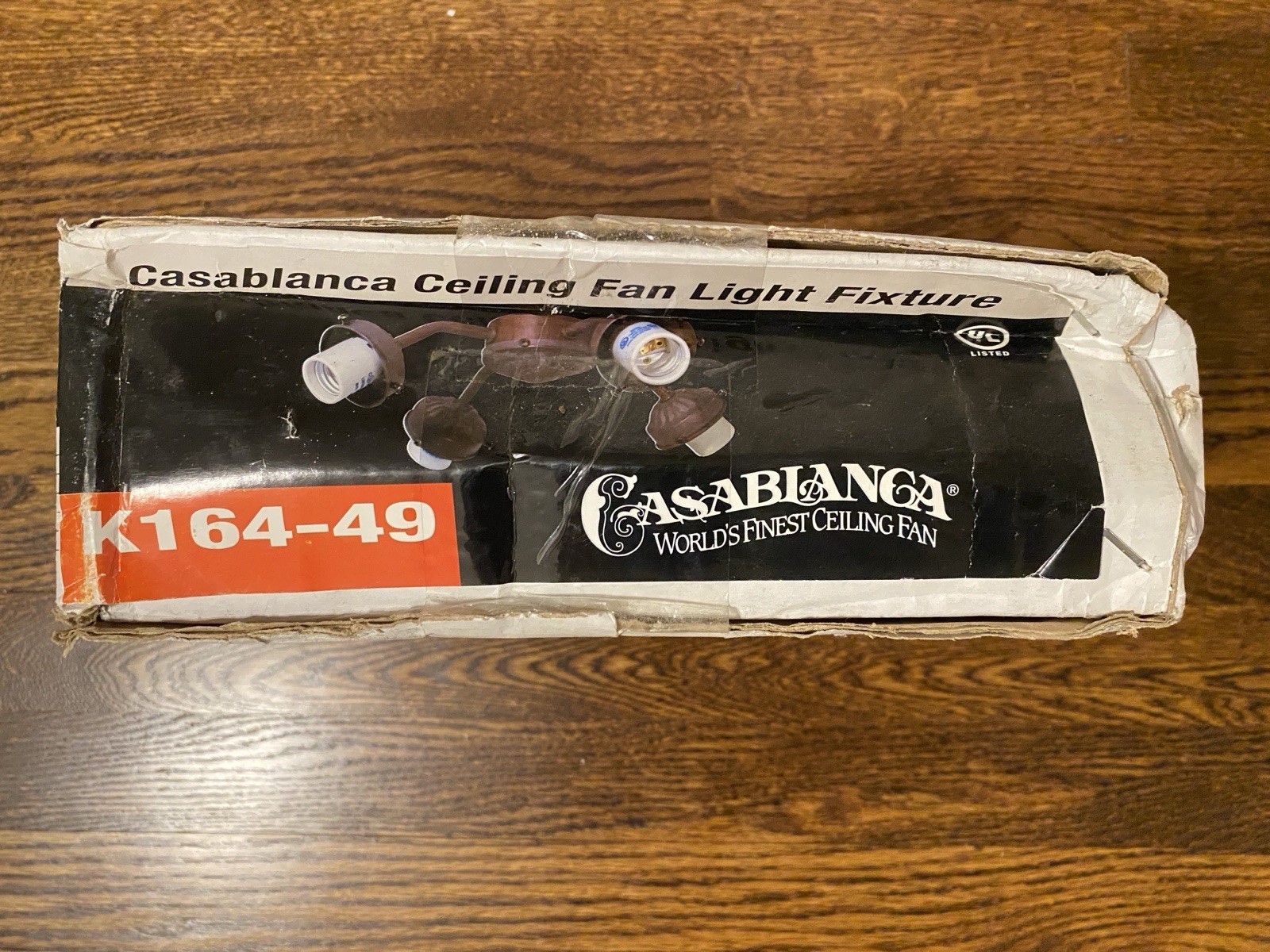 NEW Casablanca Ceiling Fan Light Kit - Model K164-49 Washed Bronze