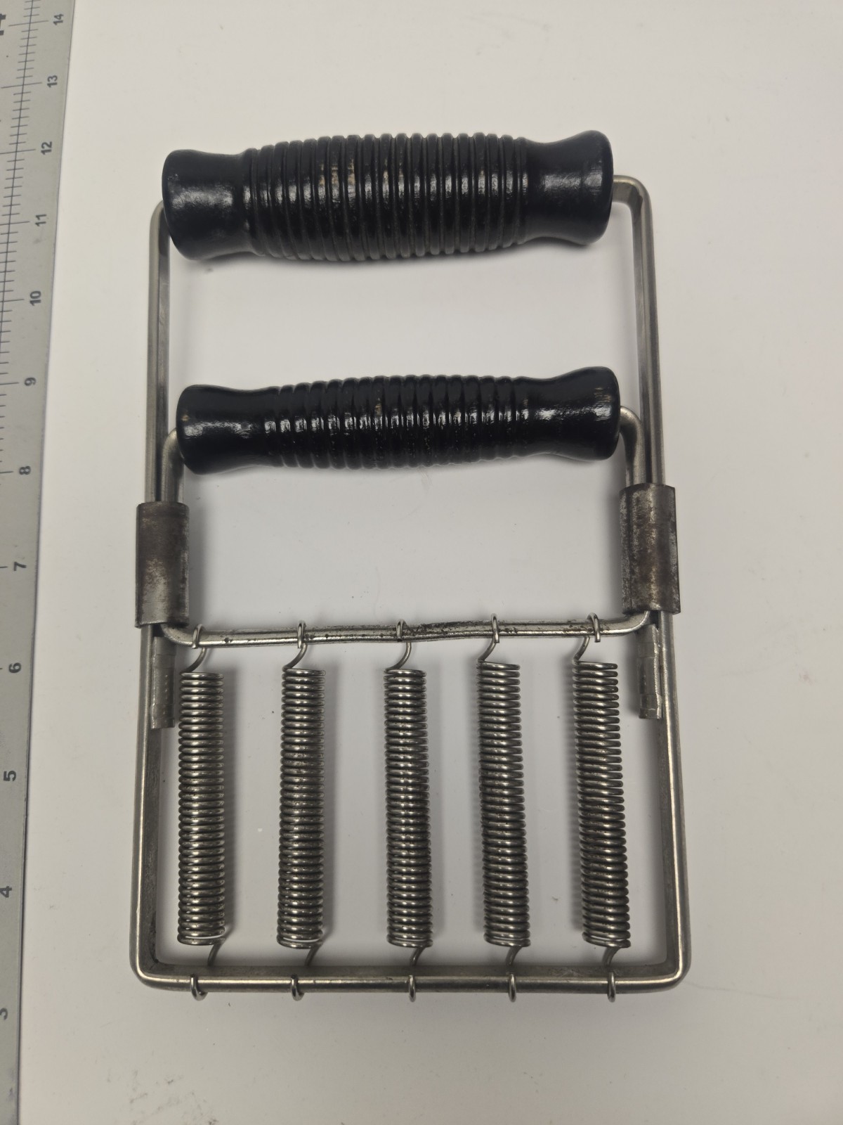Vintage 5 Spring Hand Grip Exerciser Forearm Grip Strength Trainer Steel