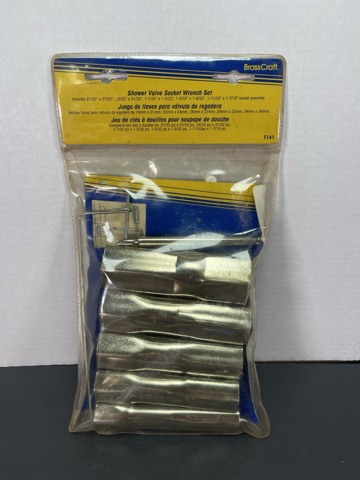 BrassCraft Shower Valve Socket Wrench Set T141 Brass In Original Packaging