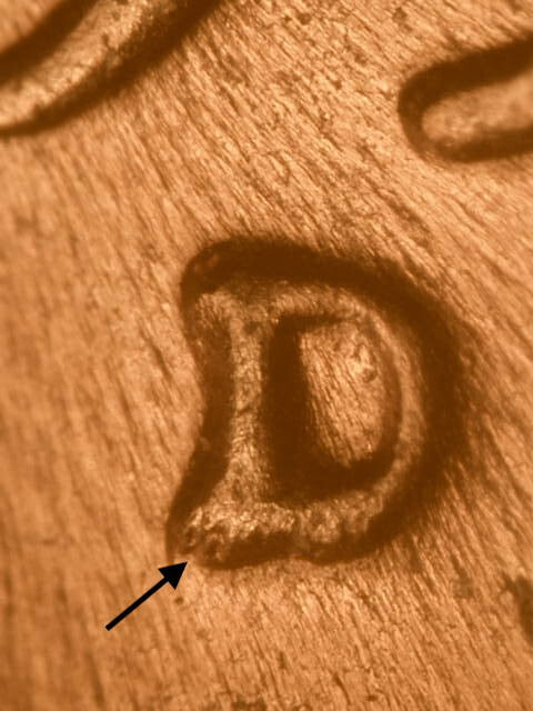 1956-D WRPM-051 D/D Tilted Lincoln Wheat Penny Cent~Nice BU/Uncirculated Red