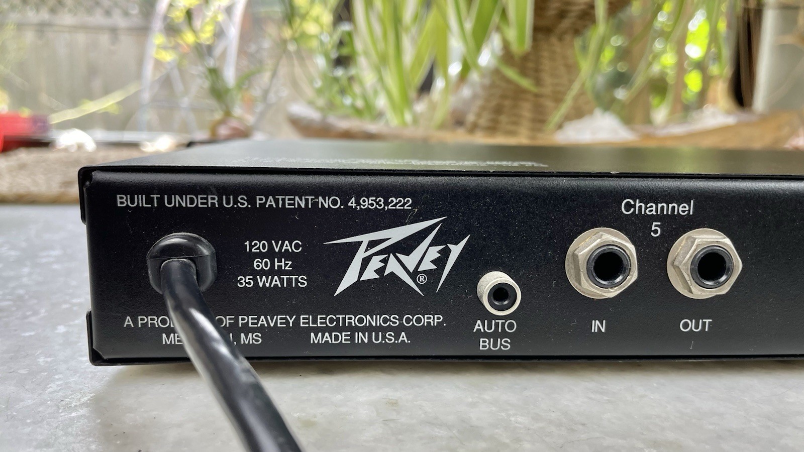 Peavey GateKeeper 5-Ch Noise Gate, Rackmount 1U, Bypass, 1/4" I/O