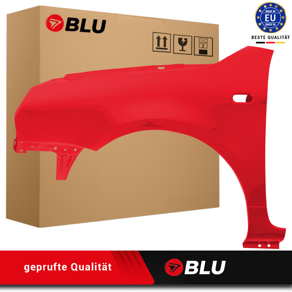 Fender For VW Lupo LY3D Left Red 1998-2005 Front Painted New
