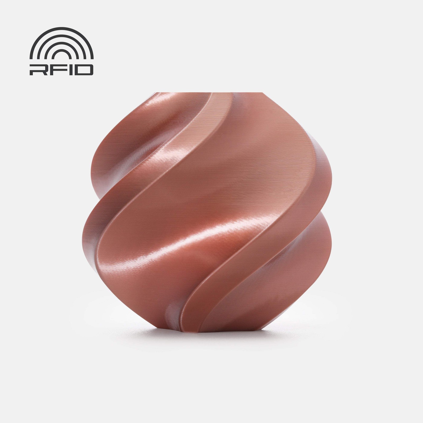 Bambu Lab 3D Printer Filament PLA Silk+-Rose Gold