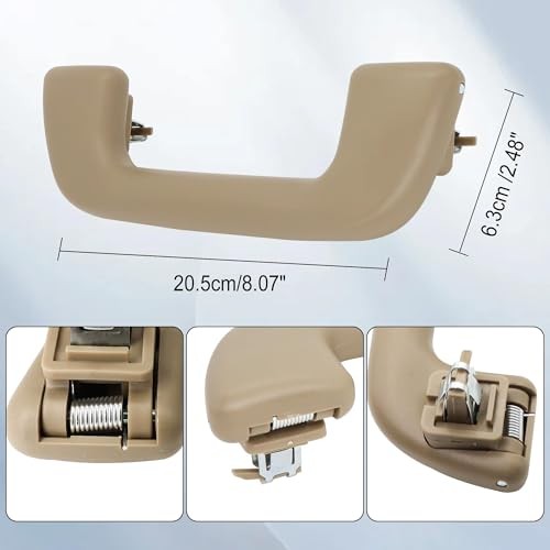 Front Inner Roof Pull Handle Grab Beige Auto Interior Ceiling Front Beige