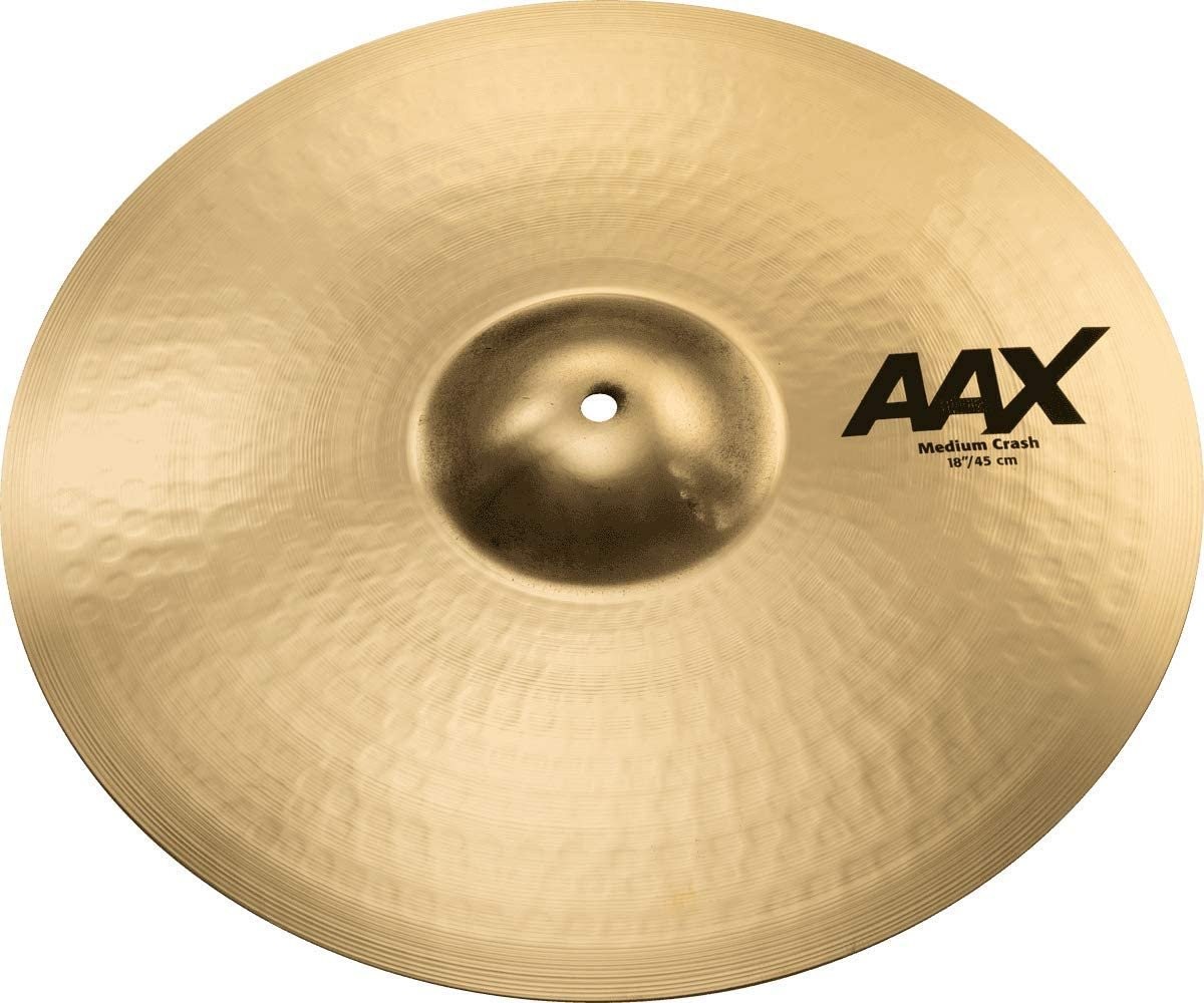 Sabian Crash Cymbal, AAX Medium Brilliant Finish, 18" (21808XCB)