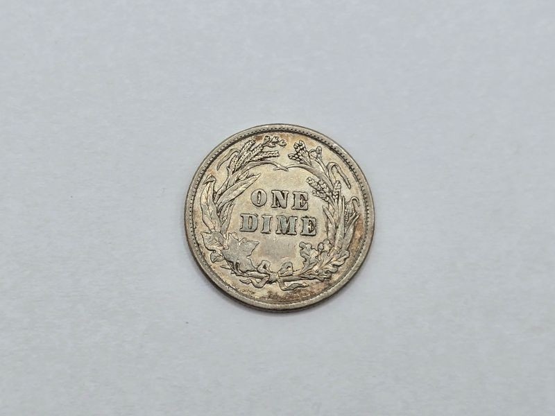 1898 Barber Silver Dime Extremely Fine 101215