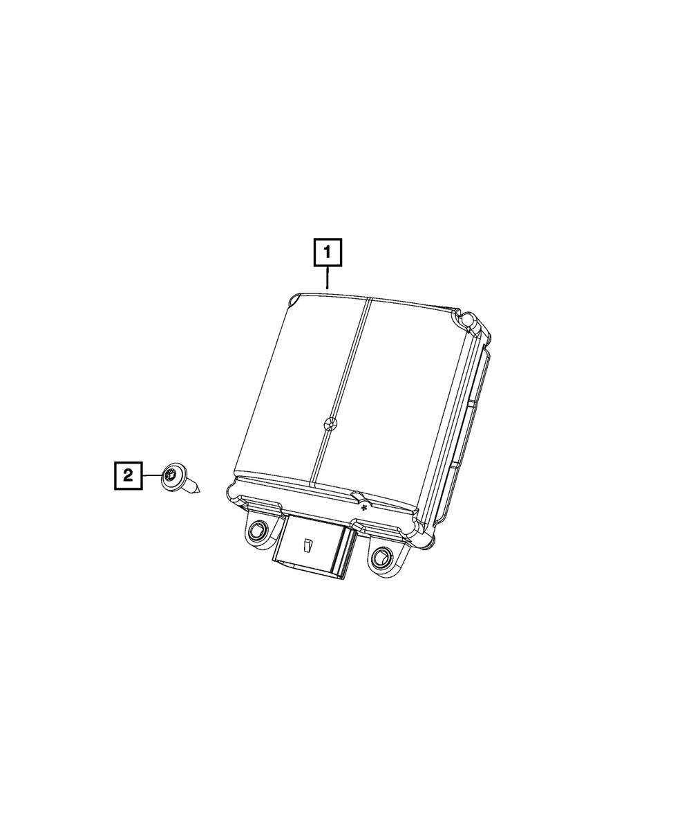 Genuine Mopar Blind Spot Detection Sensor 68672551AA