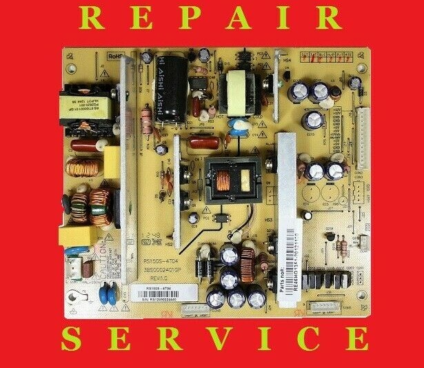 RCA  LED52B45RQ POWER SUPPLY RE46HQ1351 REPAIR  SERVICE