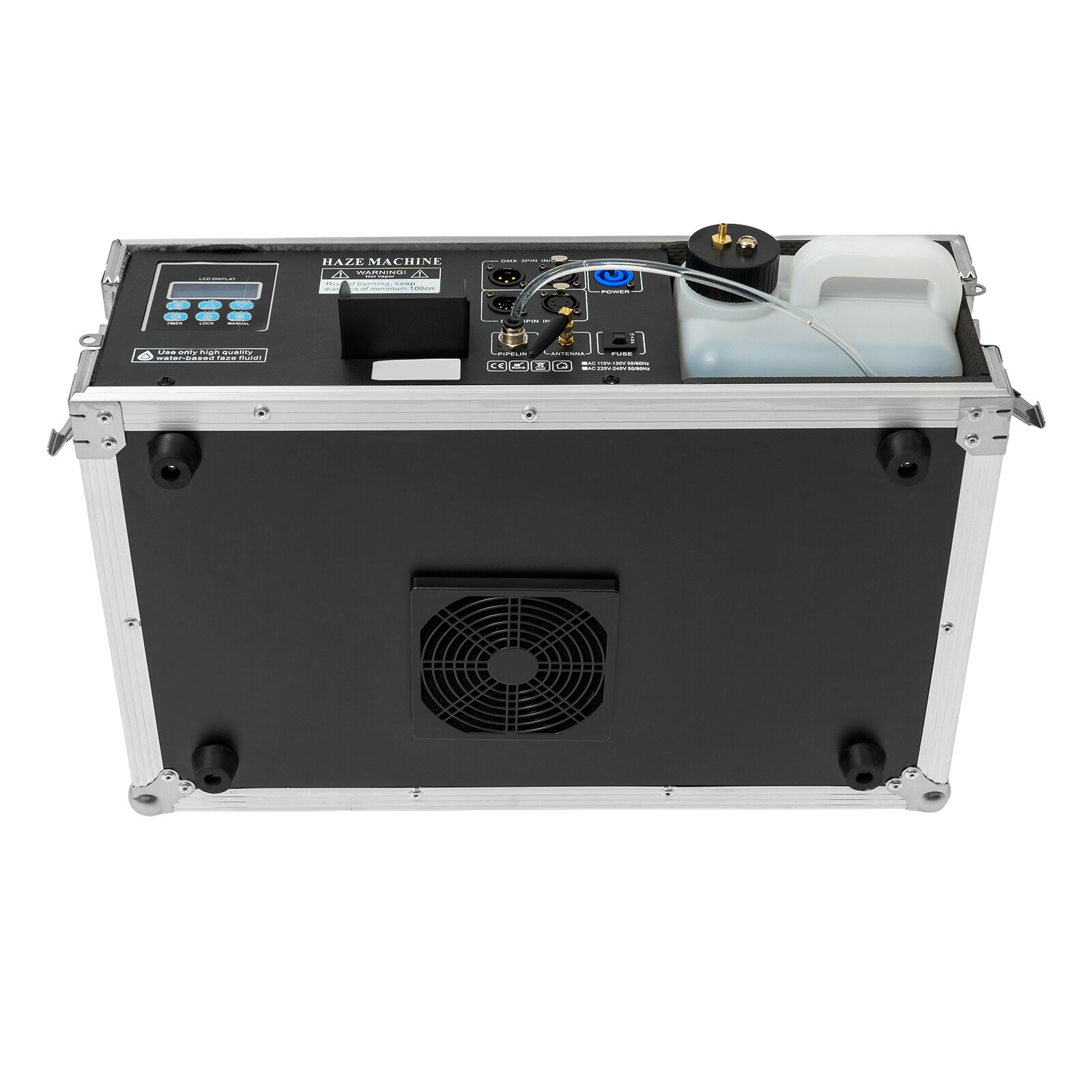 1500W Stage Mist Haze Machine 3.5L w/ Flight Case Package DJ Stage Effect Hazer