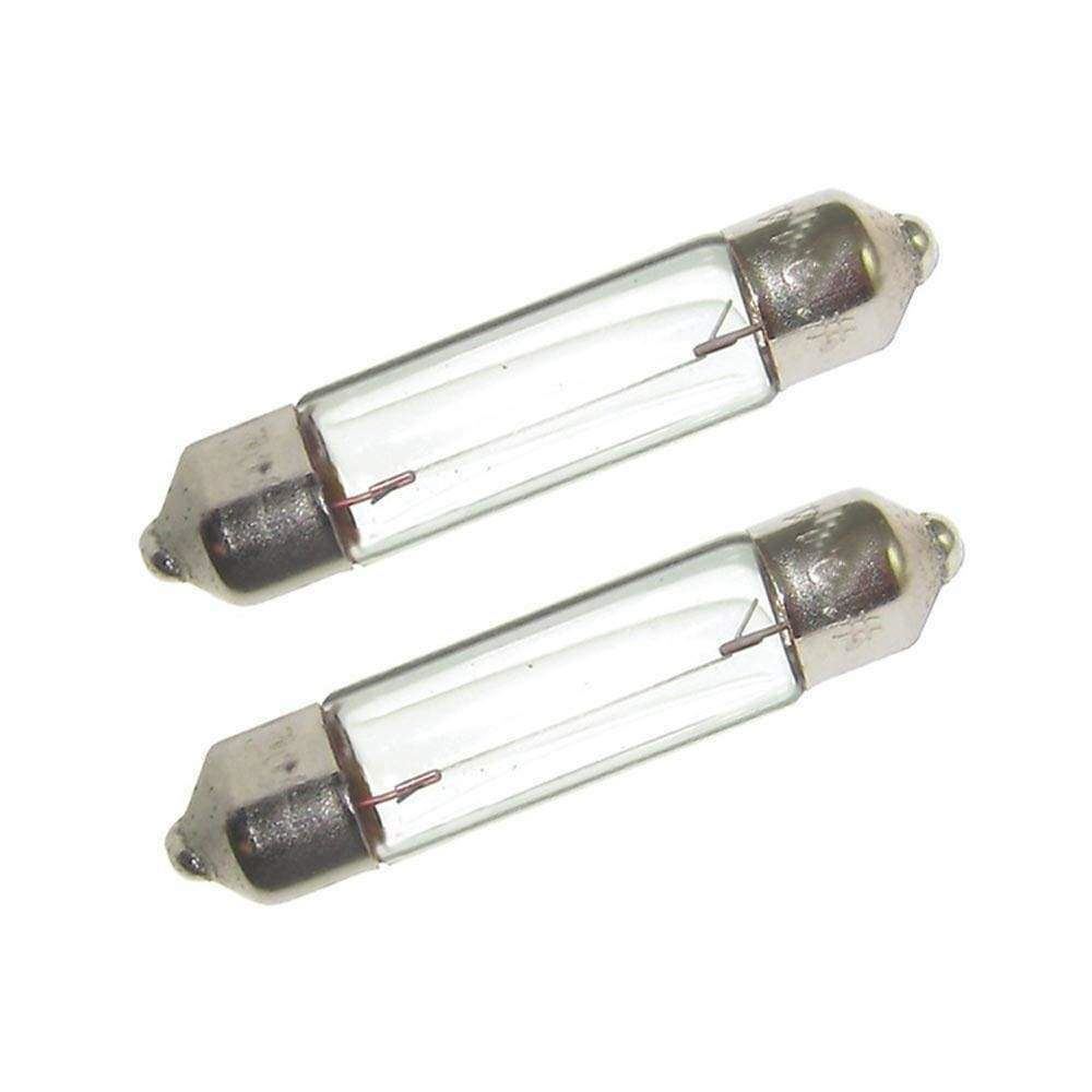 Perko Festoon Bulb-Double Ended 12v 10w 1-1/8" L 2-pk #0071DP0CLR