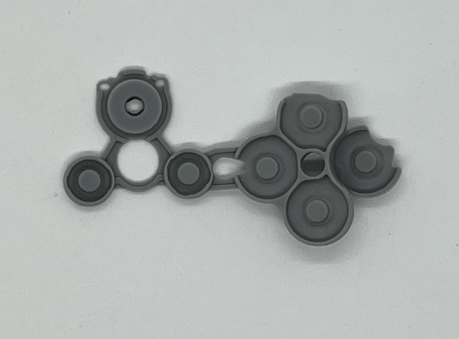 Microsoft Xbox One S X Series Rubber Conductive Silicone Pad ABXY Grey 1681 1708