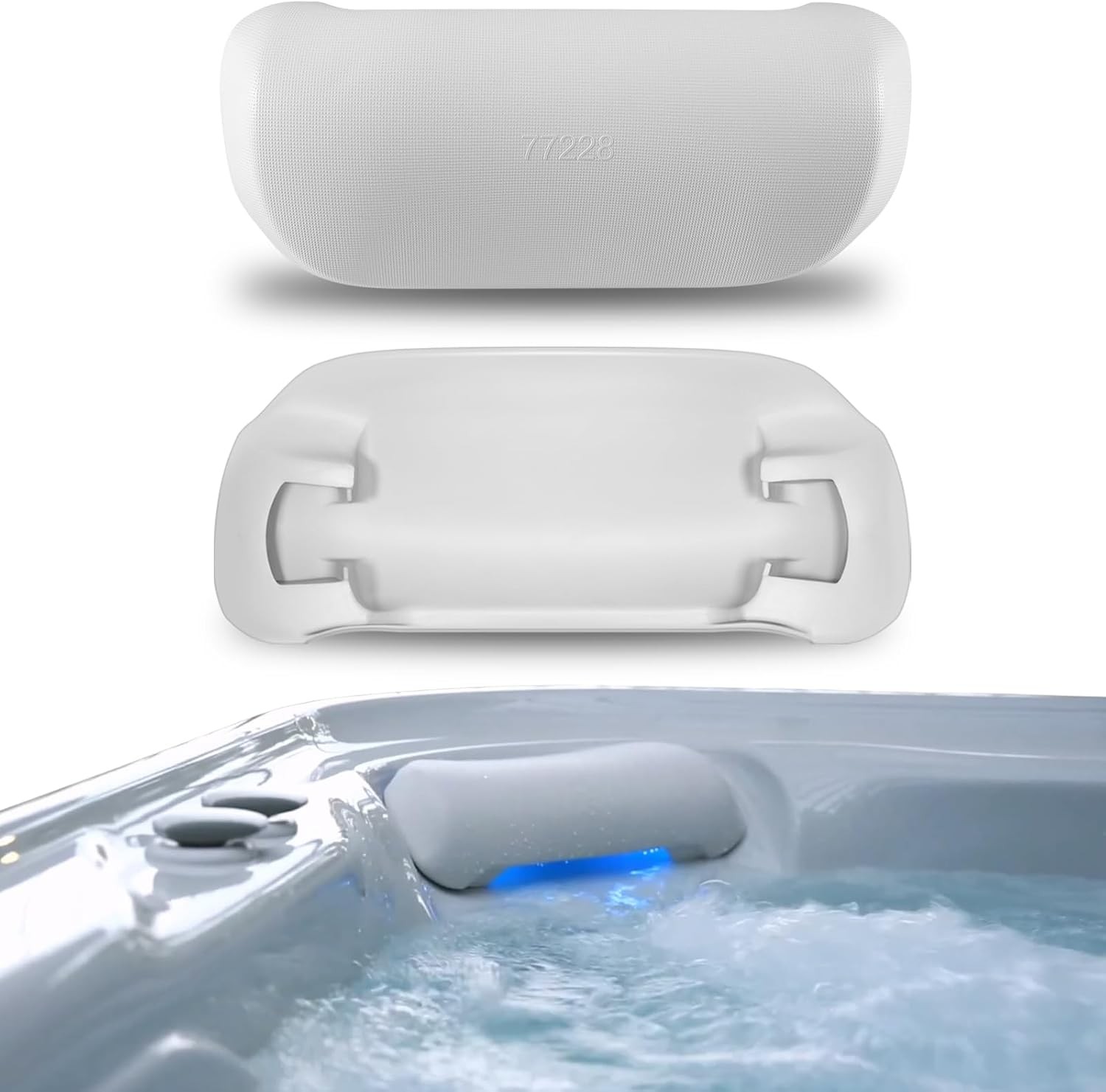 2 Pack 77228 1411501 Spa Hot Tub Head Pillow for Spa Highlife Series Aria Envoy