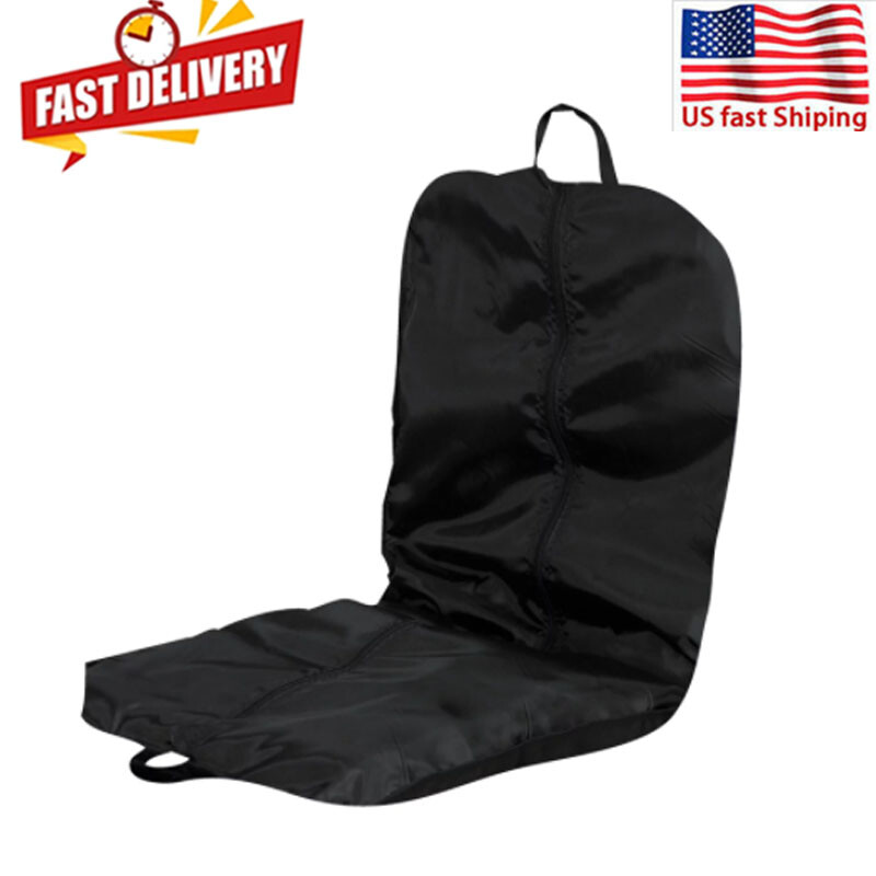 48" Polyester Travel Garment Carrier Garment Bag w/Carry Handles for Home Black
