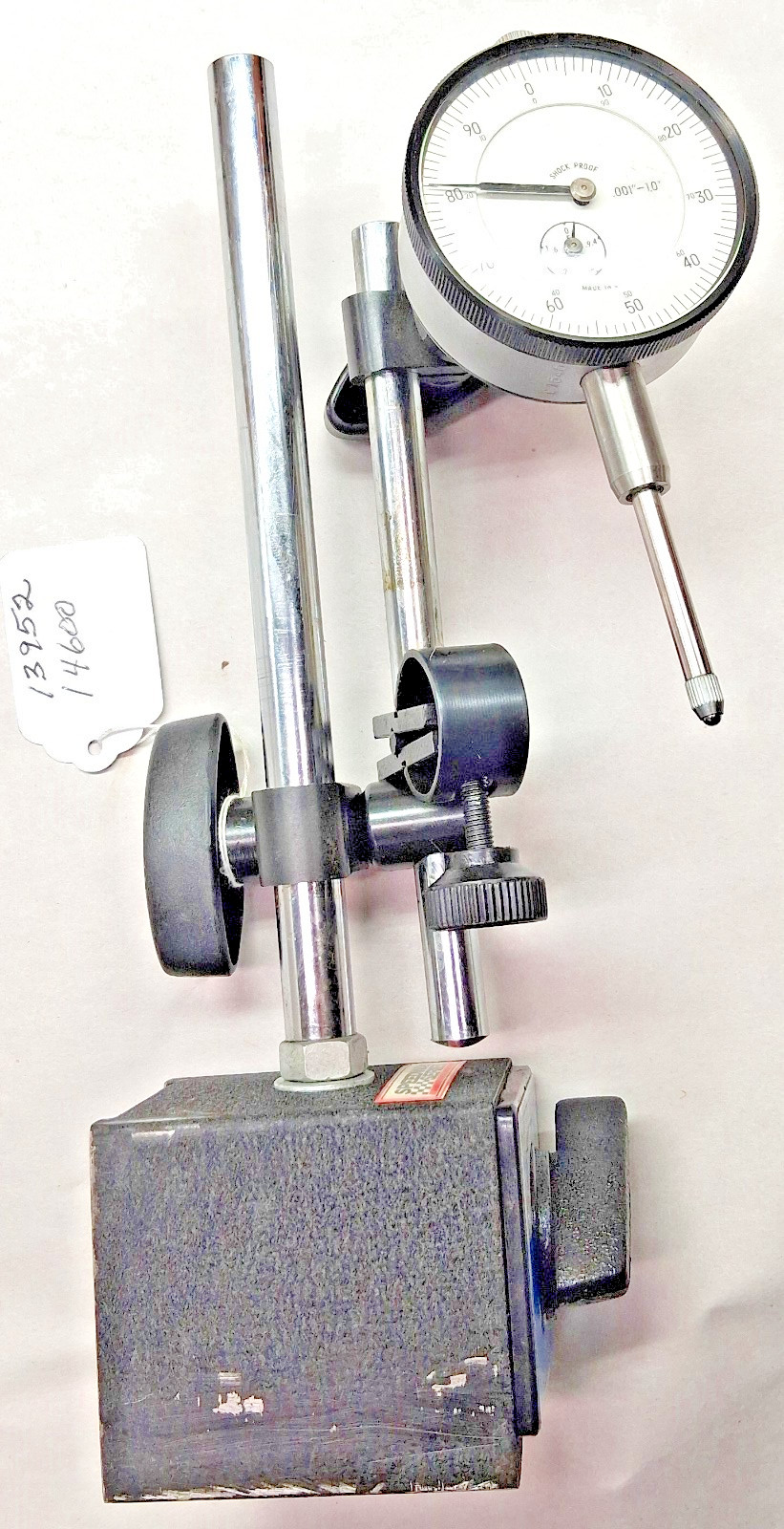 Machinists 0 - 1" Dial Indicator with Speedway Magnetic Indicator Stand