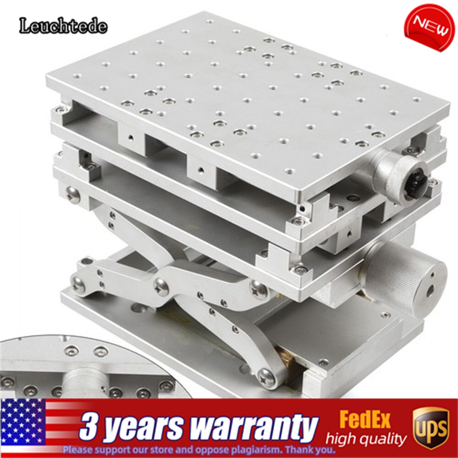 210*150mm 3D Laser Marking Machine Mobile Workbench XYZ Axis Moving Table 3 Axis