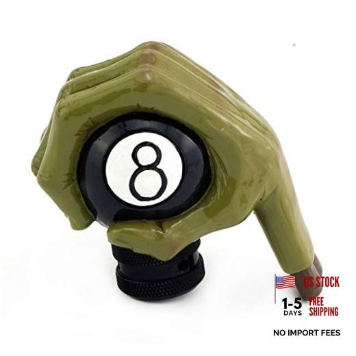 Black Green Devil Hand Griping MT Gear Shifter Handle - Car Shift Stick Knob