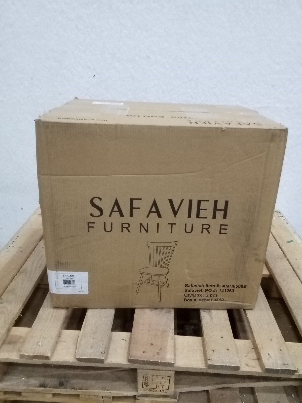 Safavieh Spindle Dining Chair ( Set Of 2), Reduced Price 2172722563 AMH8500B