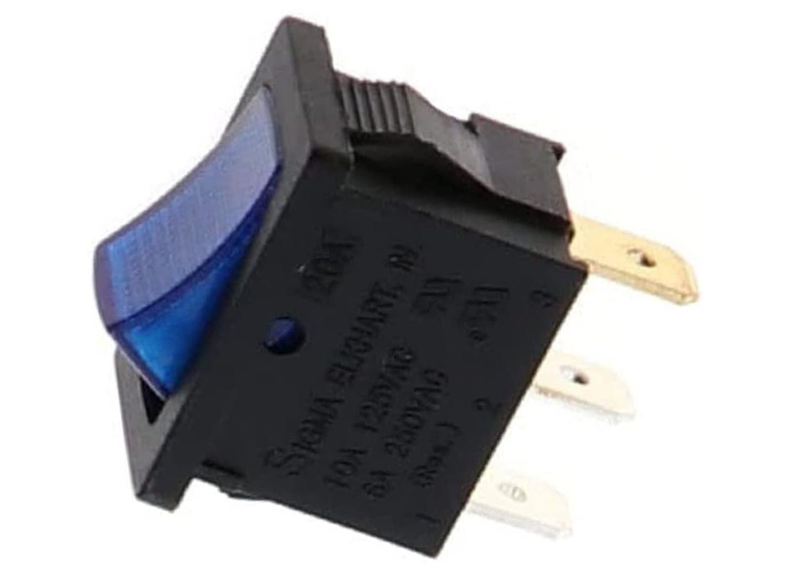 Ottawa 90036522 Blue Rocker Switch Assembly 12V/20A for Heavy Duty Trucks OEM