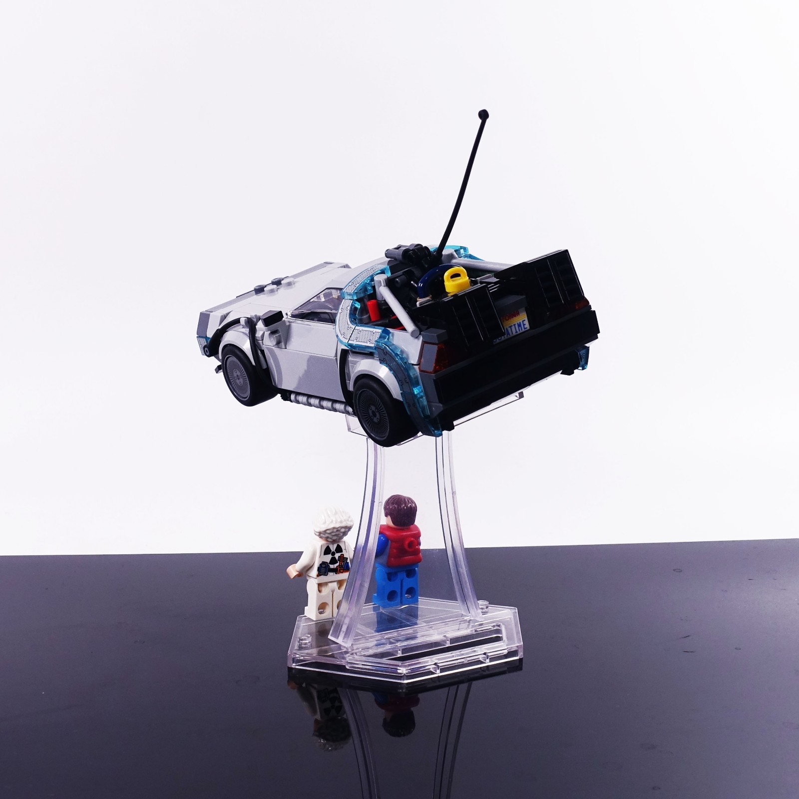 Display Stand for LEGO 77256 Back to The Future time machine, stand only.