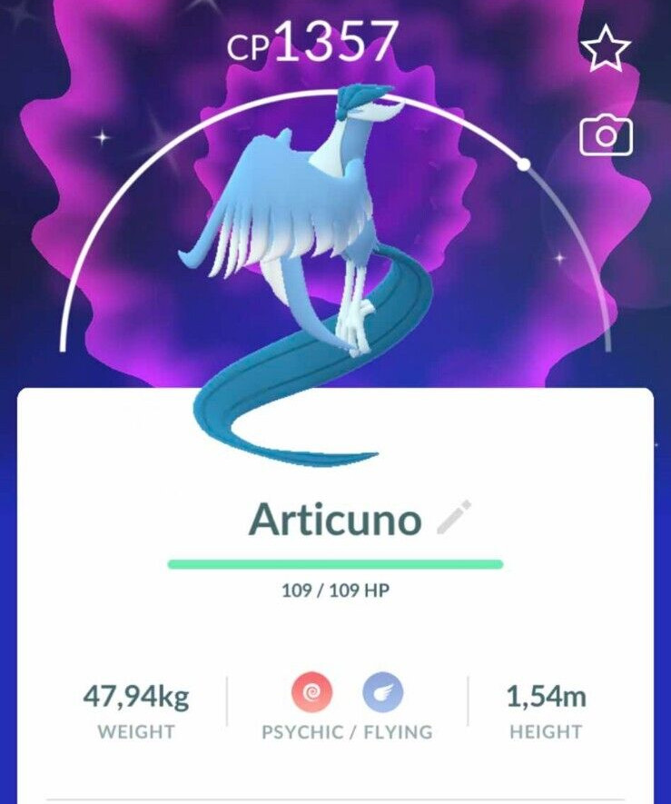 Shiny Galarian Articuno - PTCs - Read Description