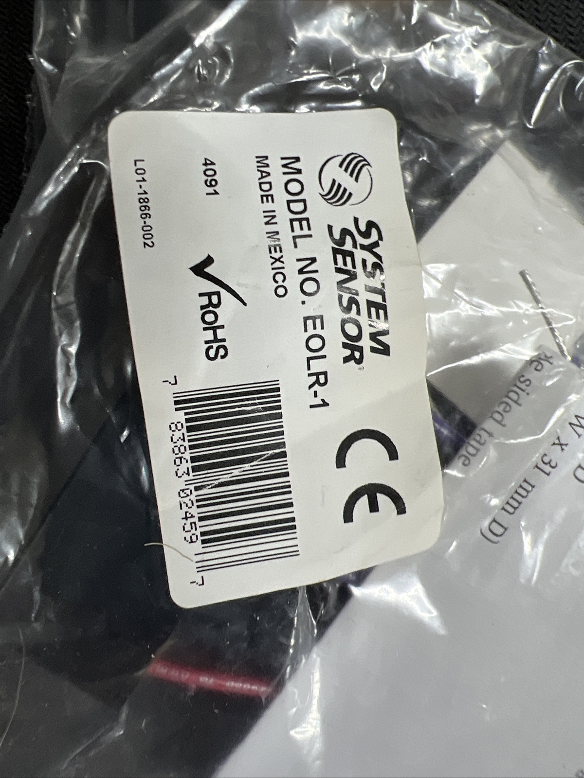 SYSTEM SENSOR #E0LR-1 EPOXY ENCAPSULATED SPST 9 TO 40 VDC