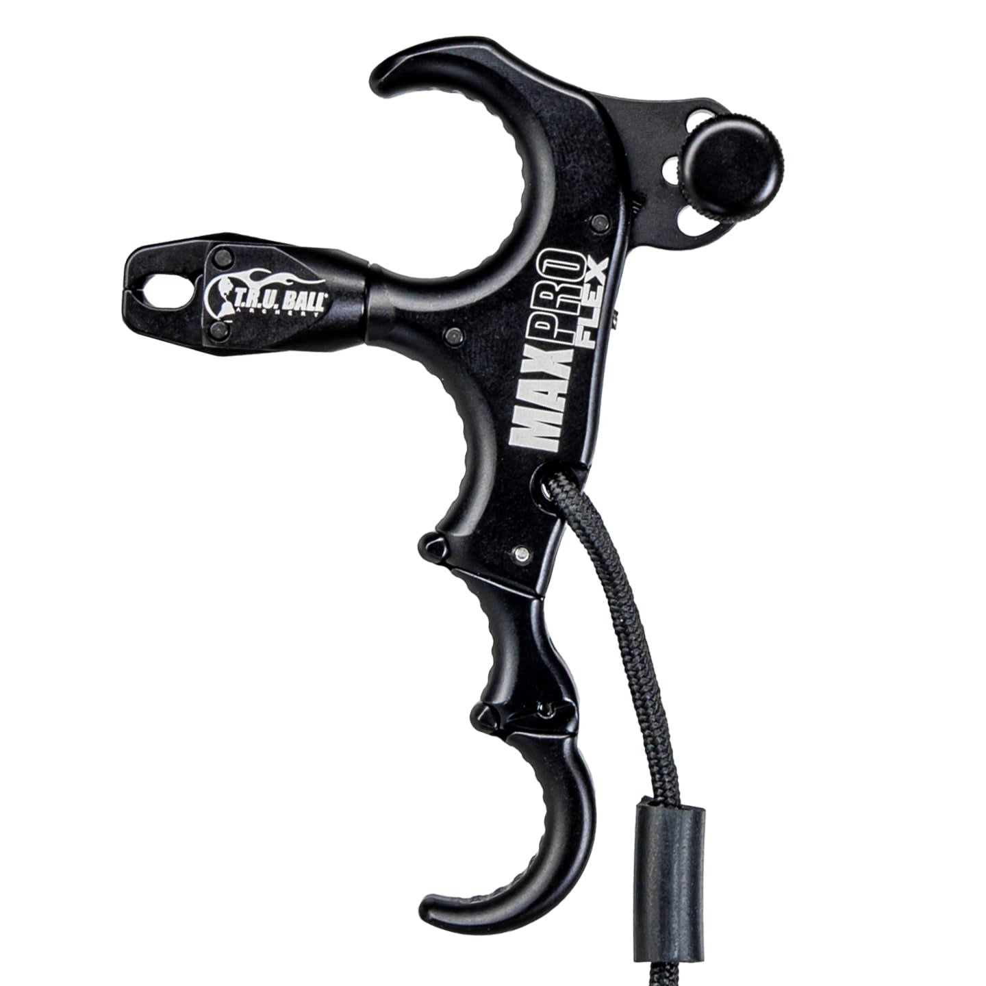 T.R.U. Ball Max Pro Flex 4 Finger Thumb Release Black (TMPF-BK)