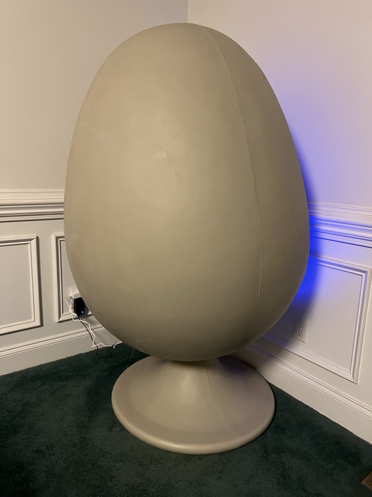 Space Age Atomic Egg Chair Modern MCM Atomic Starkey Laboratories Egg Pod Chair
