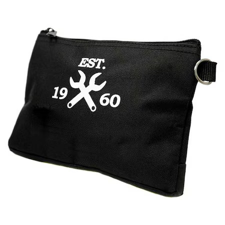 Westward 32Pj42 Tool Bag, Black, Polyester, 1 Pockets