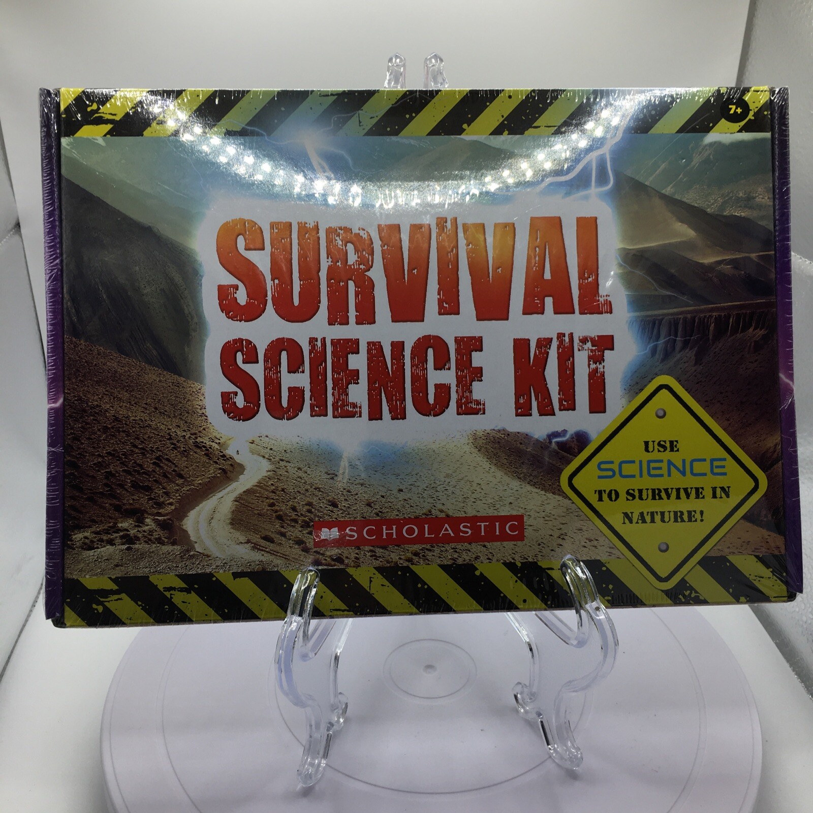 Survival Science Kit Scholastic - Binoculars, Compass, Flashlight, Whistle, More