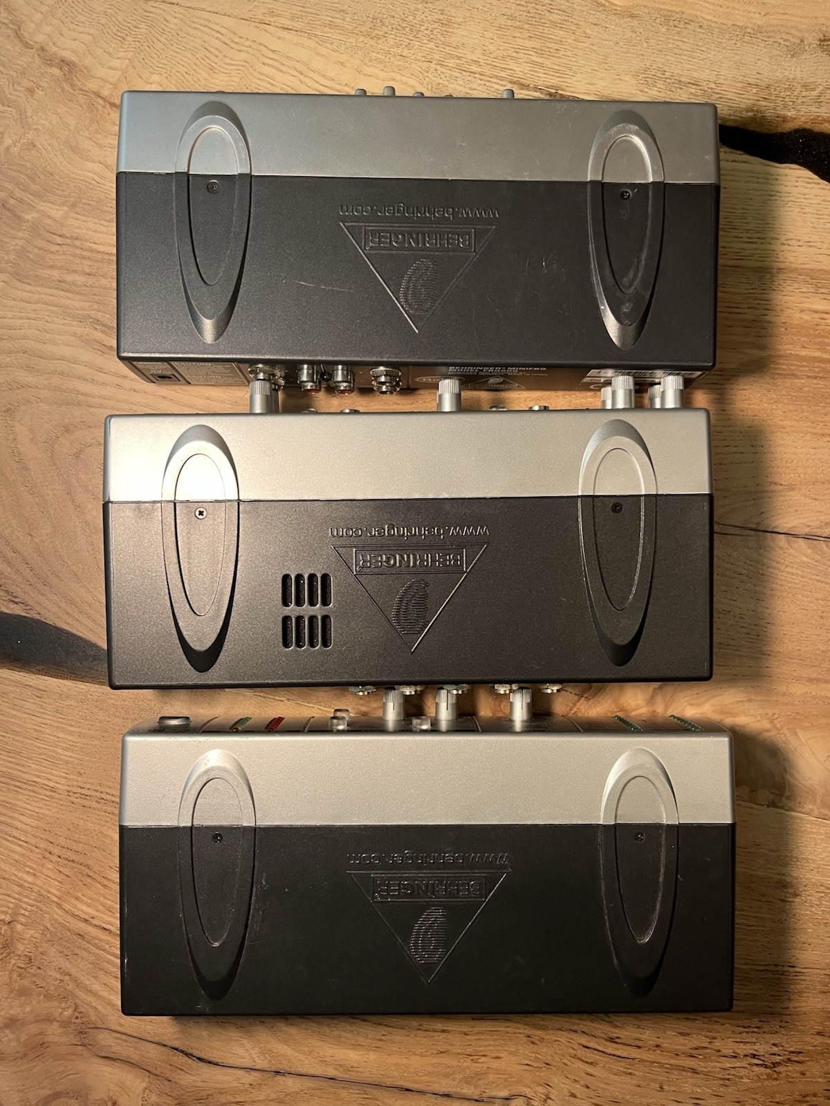 Behringer Mini FBQ800 / Mini AMP800 / Mini COM800 Lot Of 3