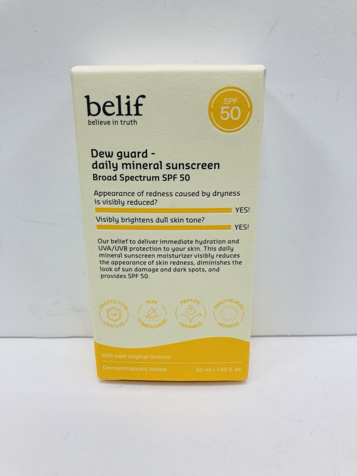 Belif Dew Guard Daily Mineral Sunscreen 1.69oz Exp 11/26